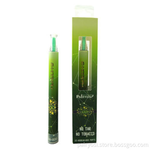 Imperial hookah, crystal end 800 puffs, different tastes, various color